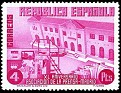 Spain 1936 Press Association 4 Ptas Lila Carmin Edifil 708